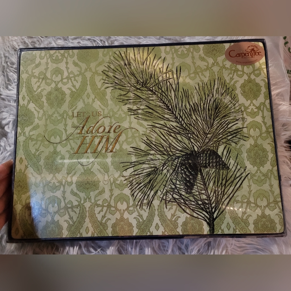 Solid Christmas placemats